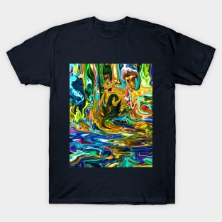 First Flight: Bathing In The Pool of Dragons Full Image T-Shirt